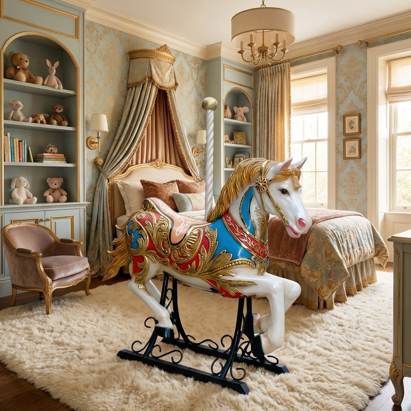 Flying Fantasy Carousel Horse