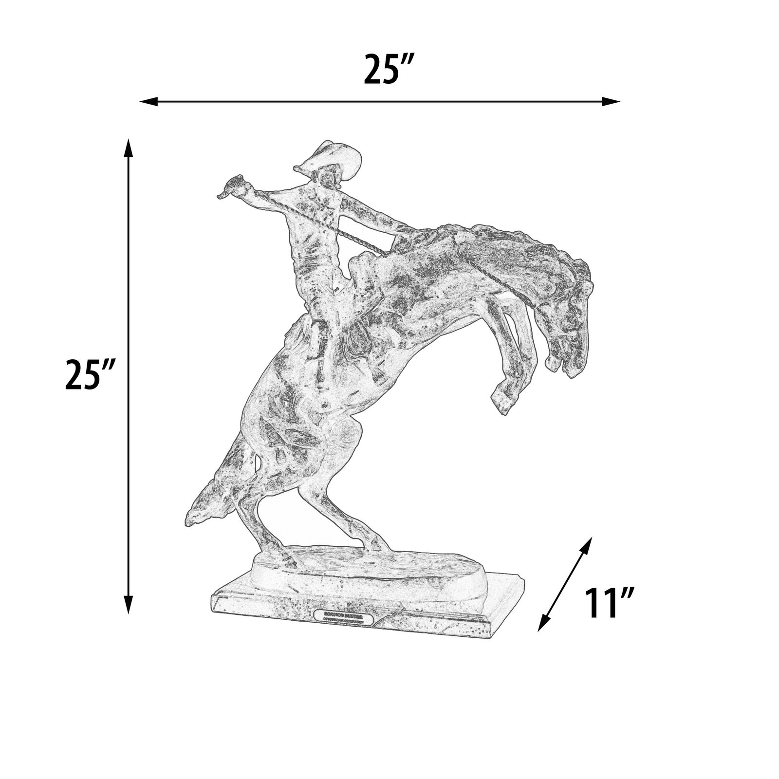 Bronco Buster After Remington 25 Inch - Image 3