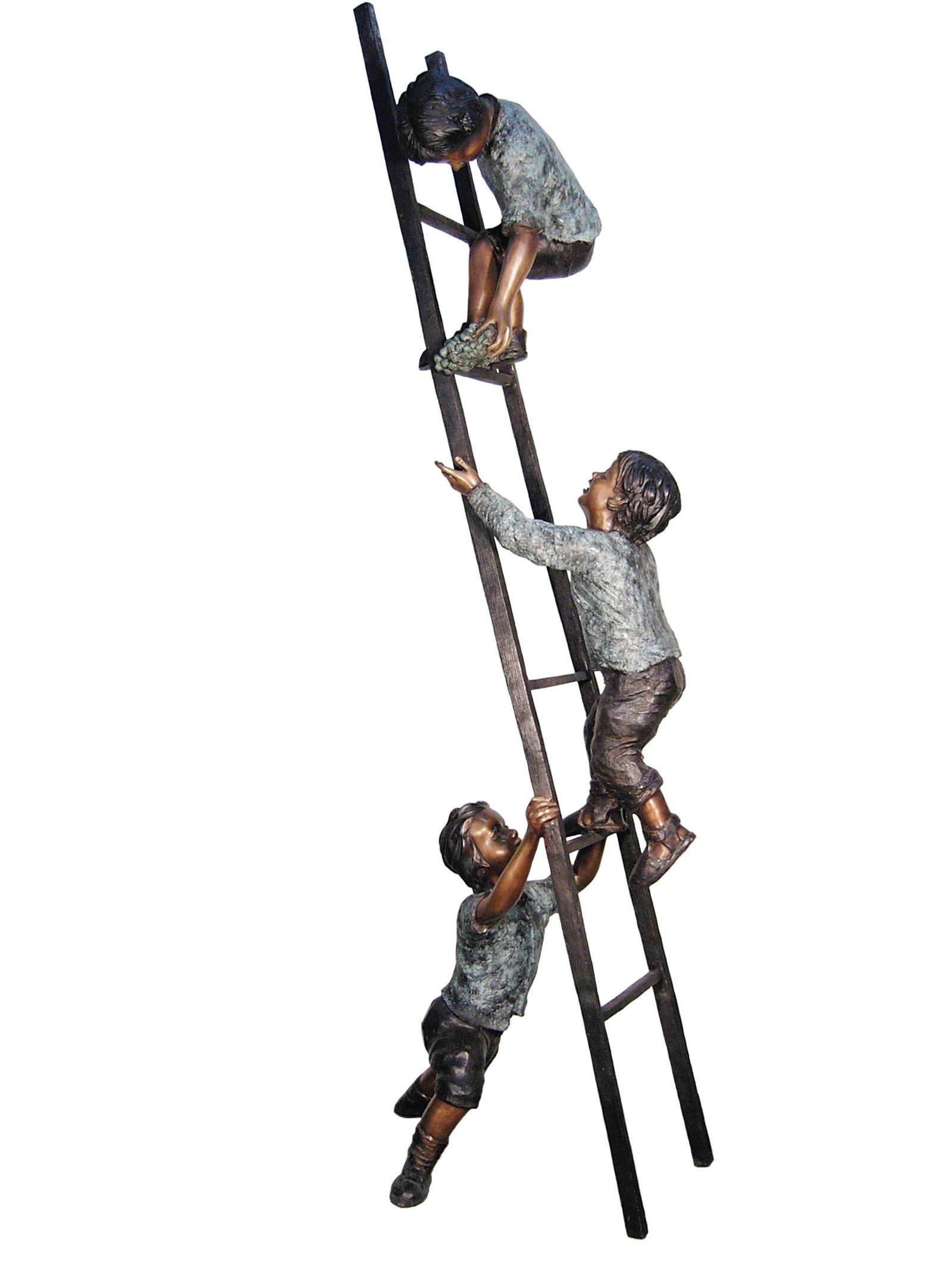 Three Kids on a Ladder - Image 3