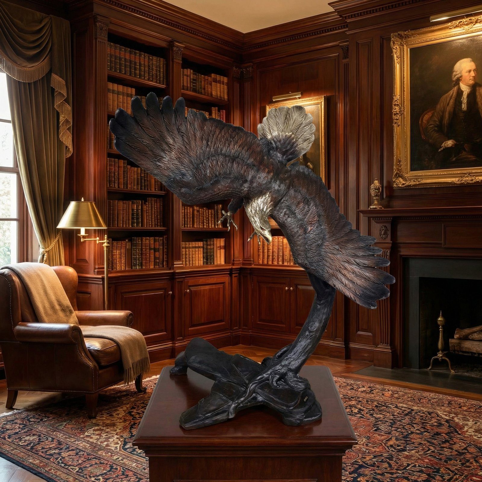 Eagle Flying Right 64 Inches Tall