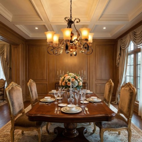 6 Light Dining Room Foyer Hallway Decorative Chandelier Hanging Fixture 27.5"DIA