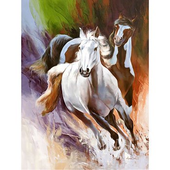 Galloping Horses Giclee 02