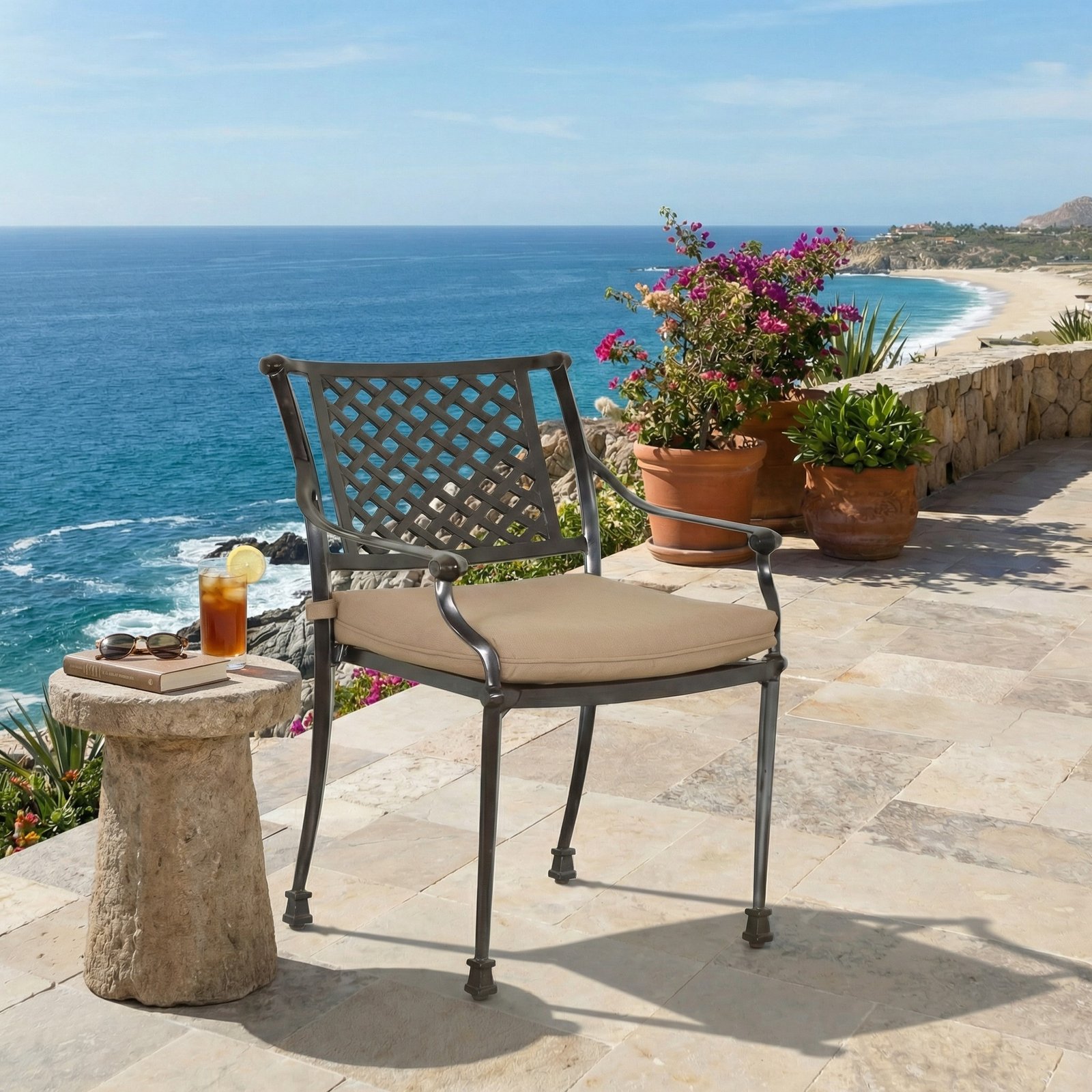 Savannah Outdoor Aluminum Dining Chair