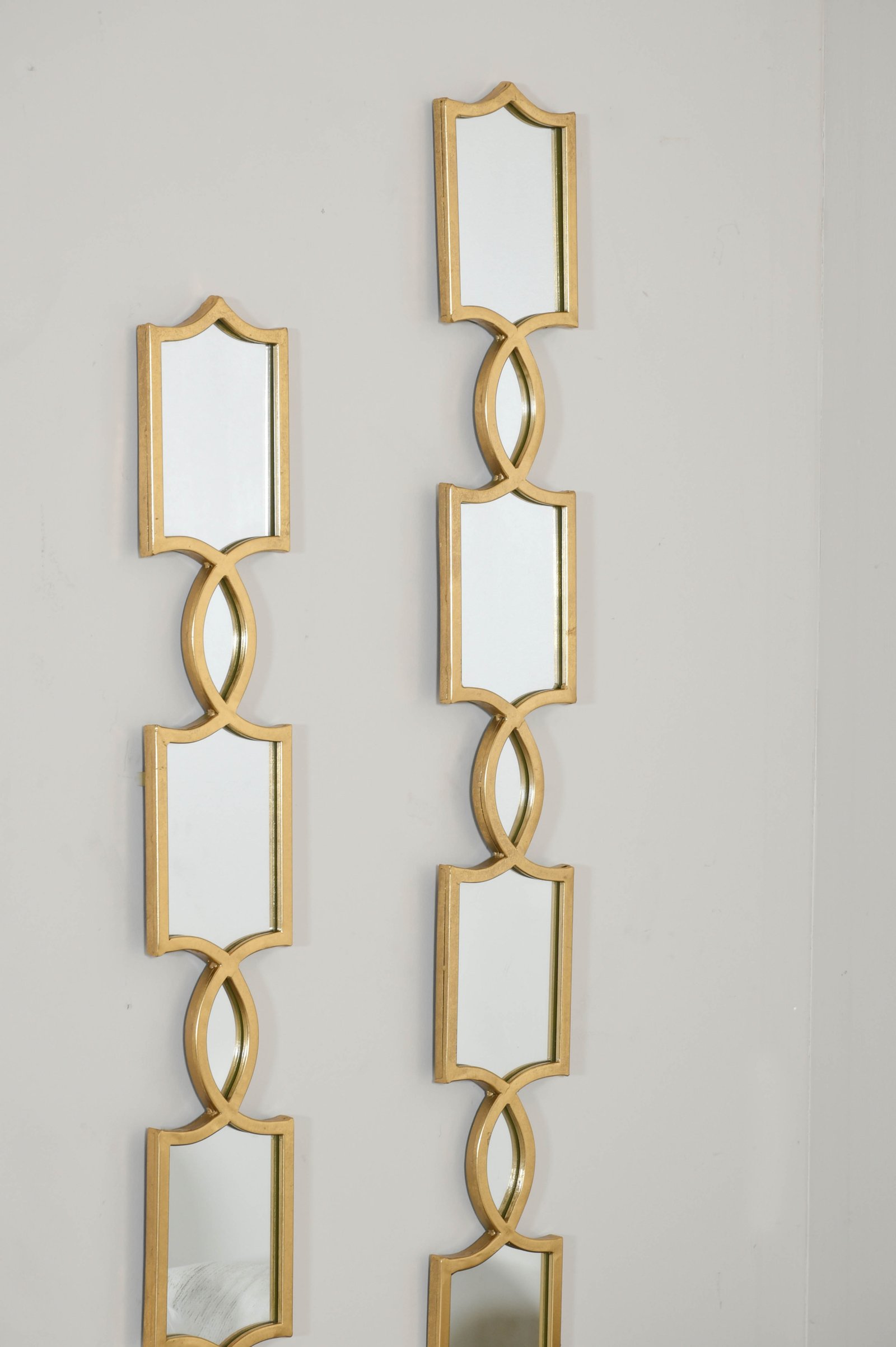 Geometrical Gold Mirrored Wall Decor Set of 5 - Image 6