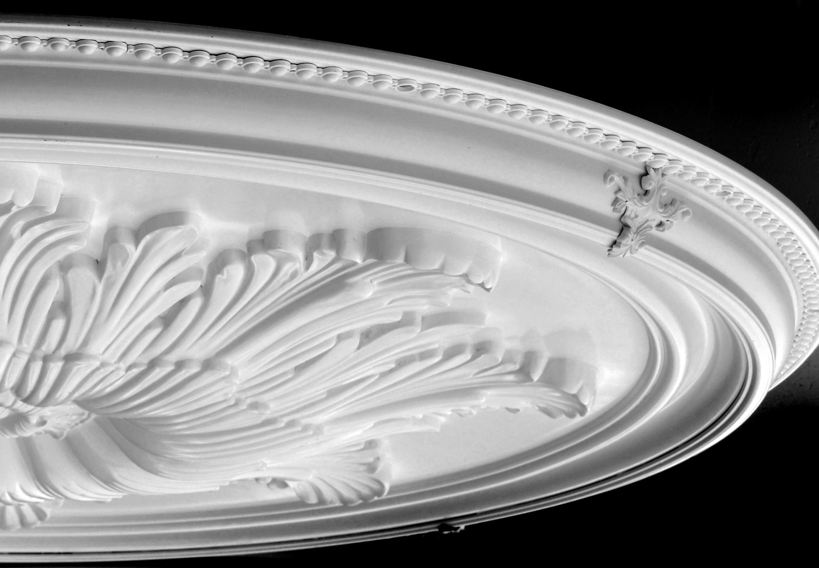 Grand Acanthus Round Ceiling Medallion 65 Inch Diameter - Image 3
