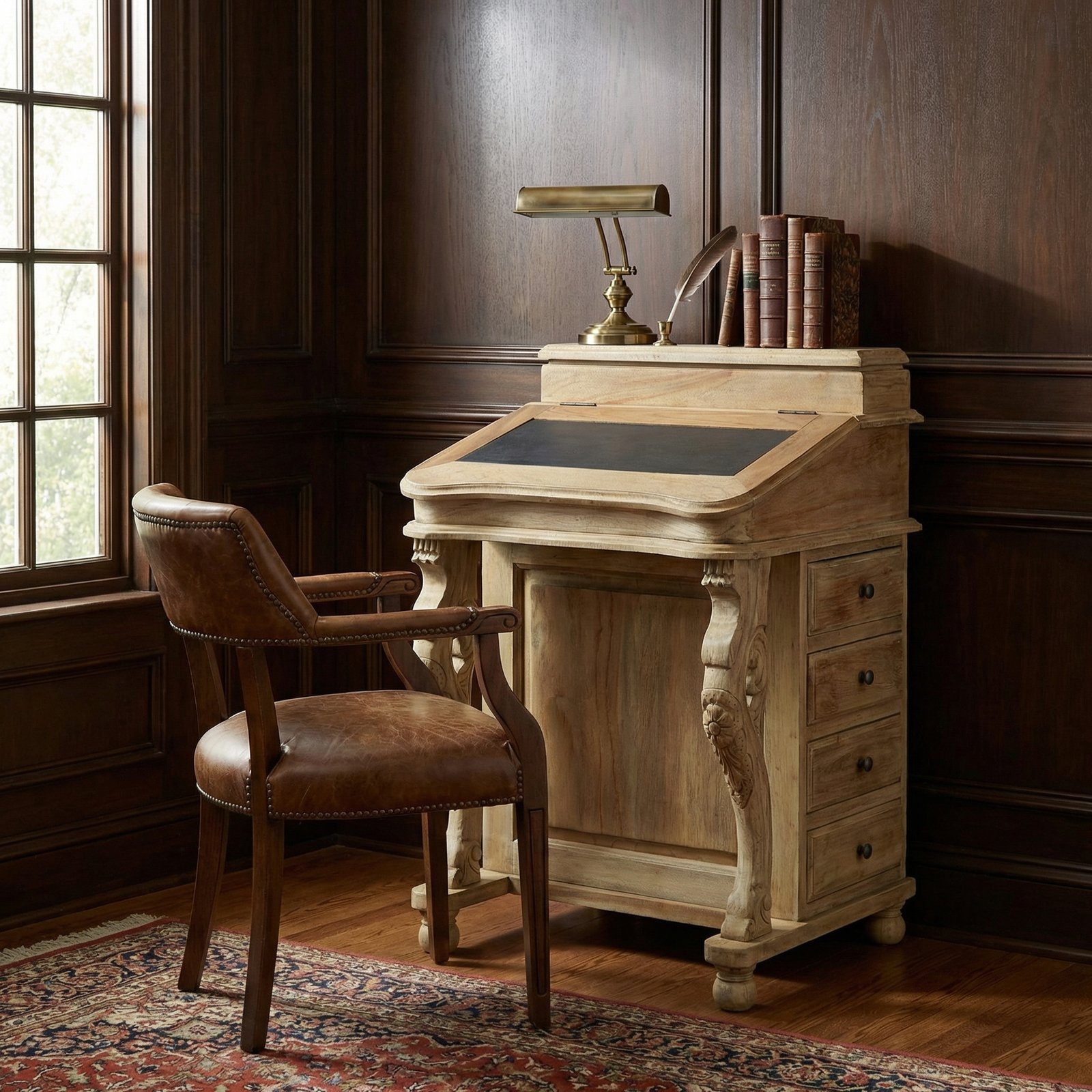 Farmhouse Davenport Desk