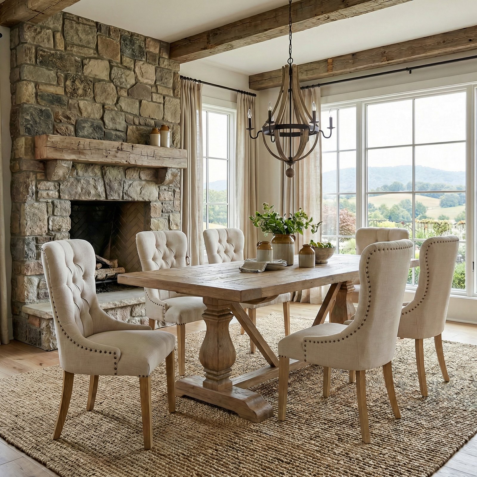 Inverness Farmhouse Work Shop Dining Chair