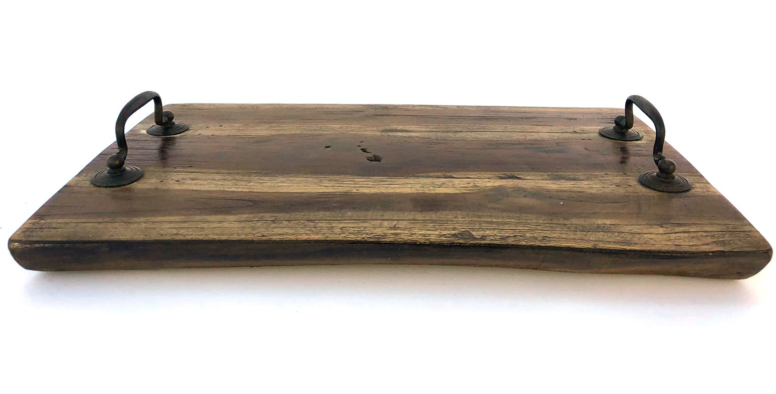 Teak Parisian 10" Wide Cutting Board With Handles 15.75" Long - Image 2