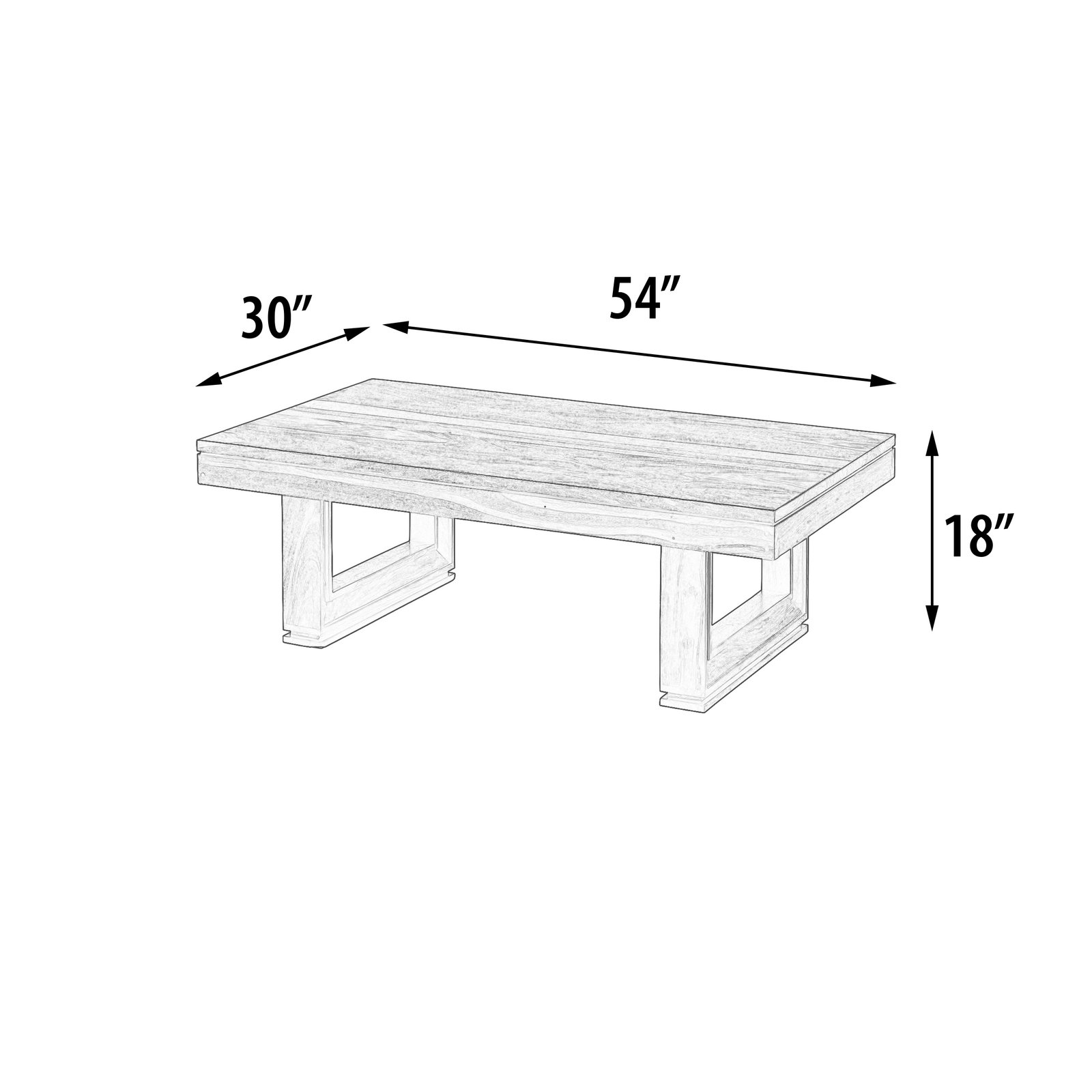 Cinnamon Amber Coffee Table - Image 4