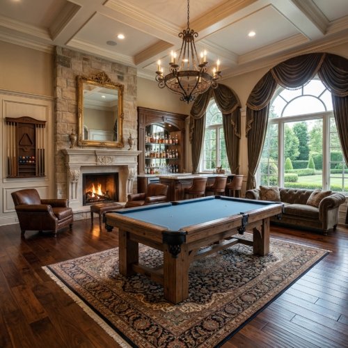 Bungalow Ash Wood Slate Top Pool Table