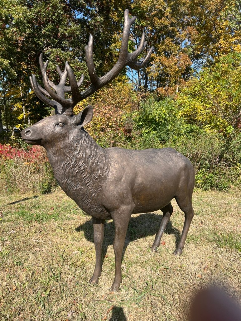 Majestic Red Stag Bronze
