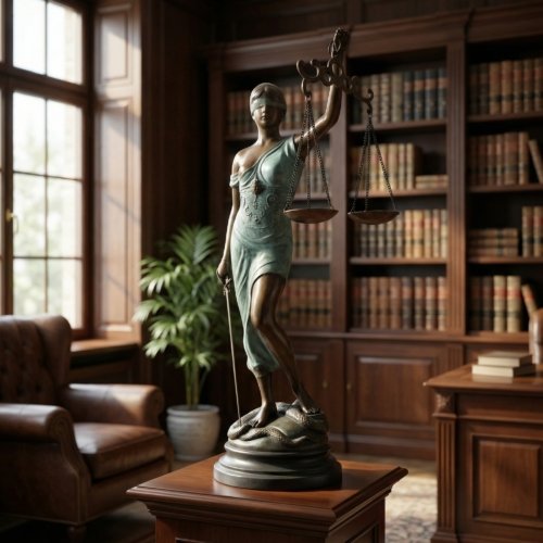 Blind Justice Bronze 48in