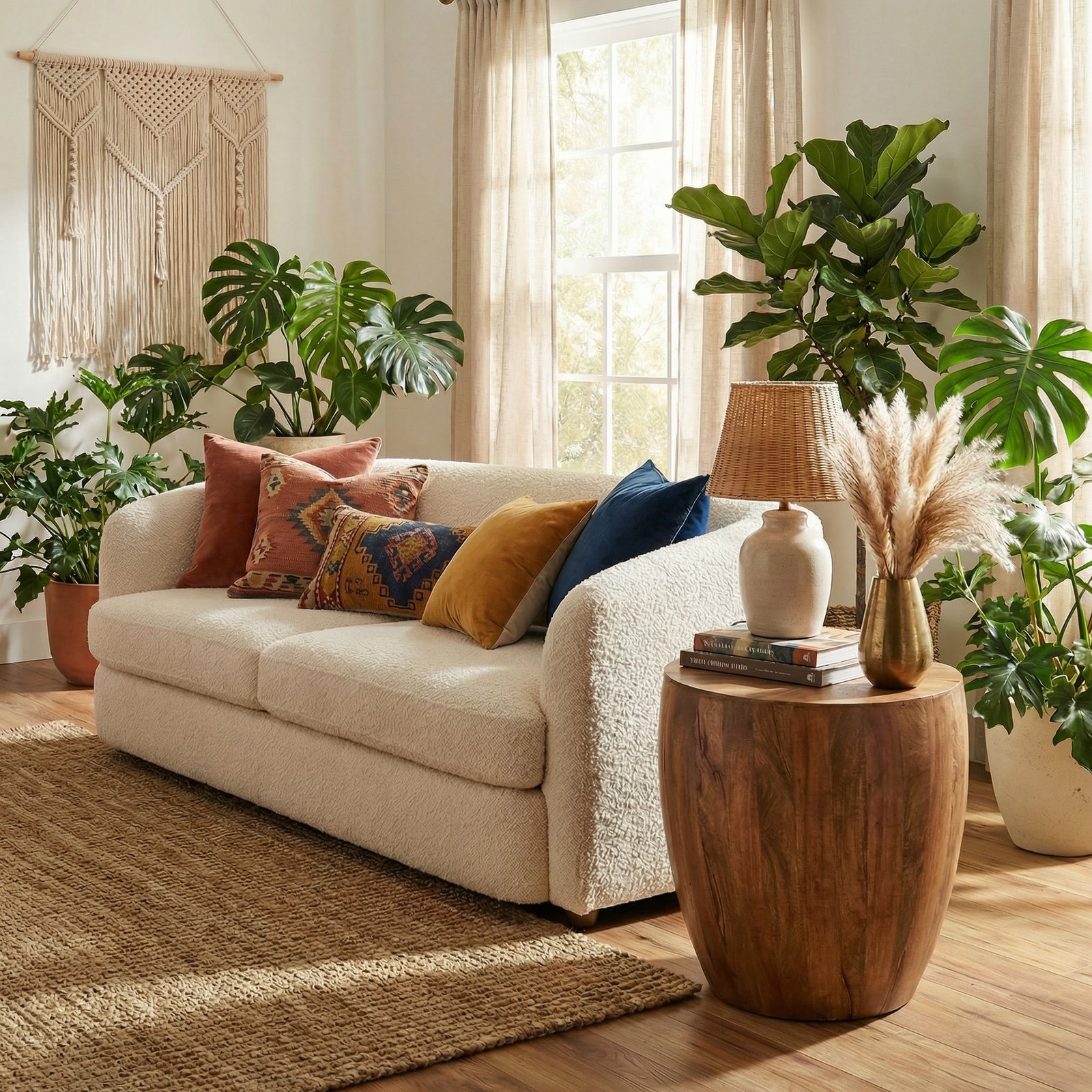 Cayley Round Lamp Table