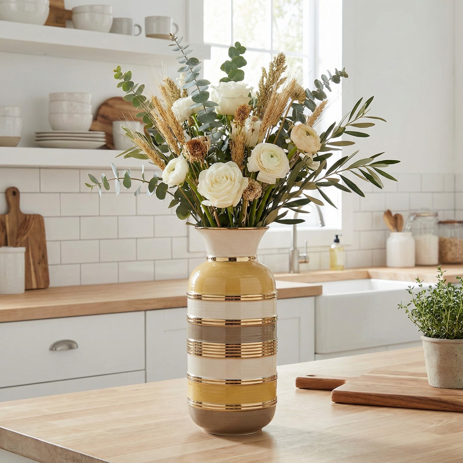 Modern Farmhouse 18.5' Jar Vase