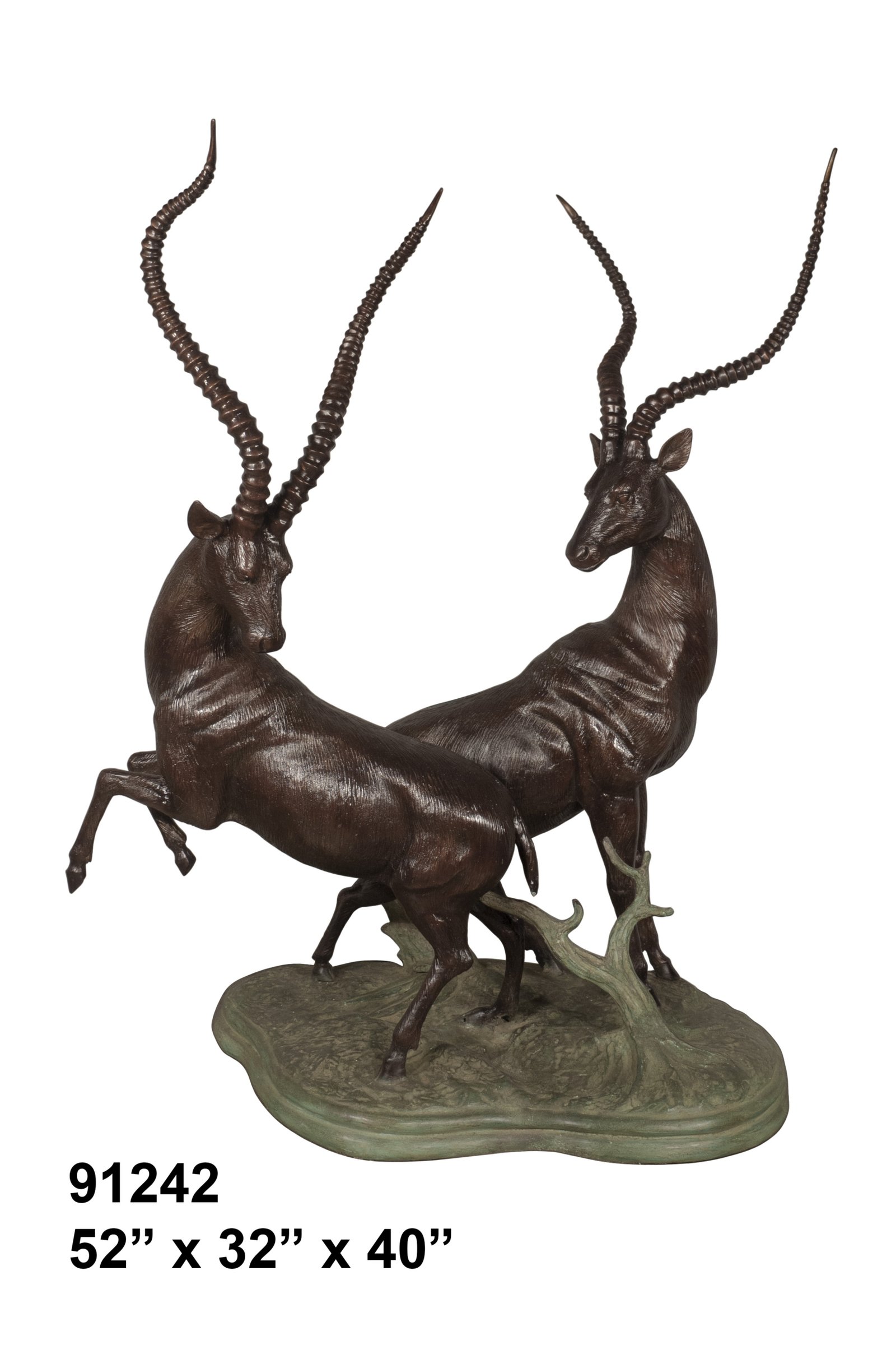 Bronze Two Deers - Image 4