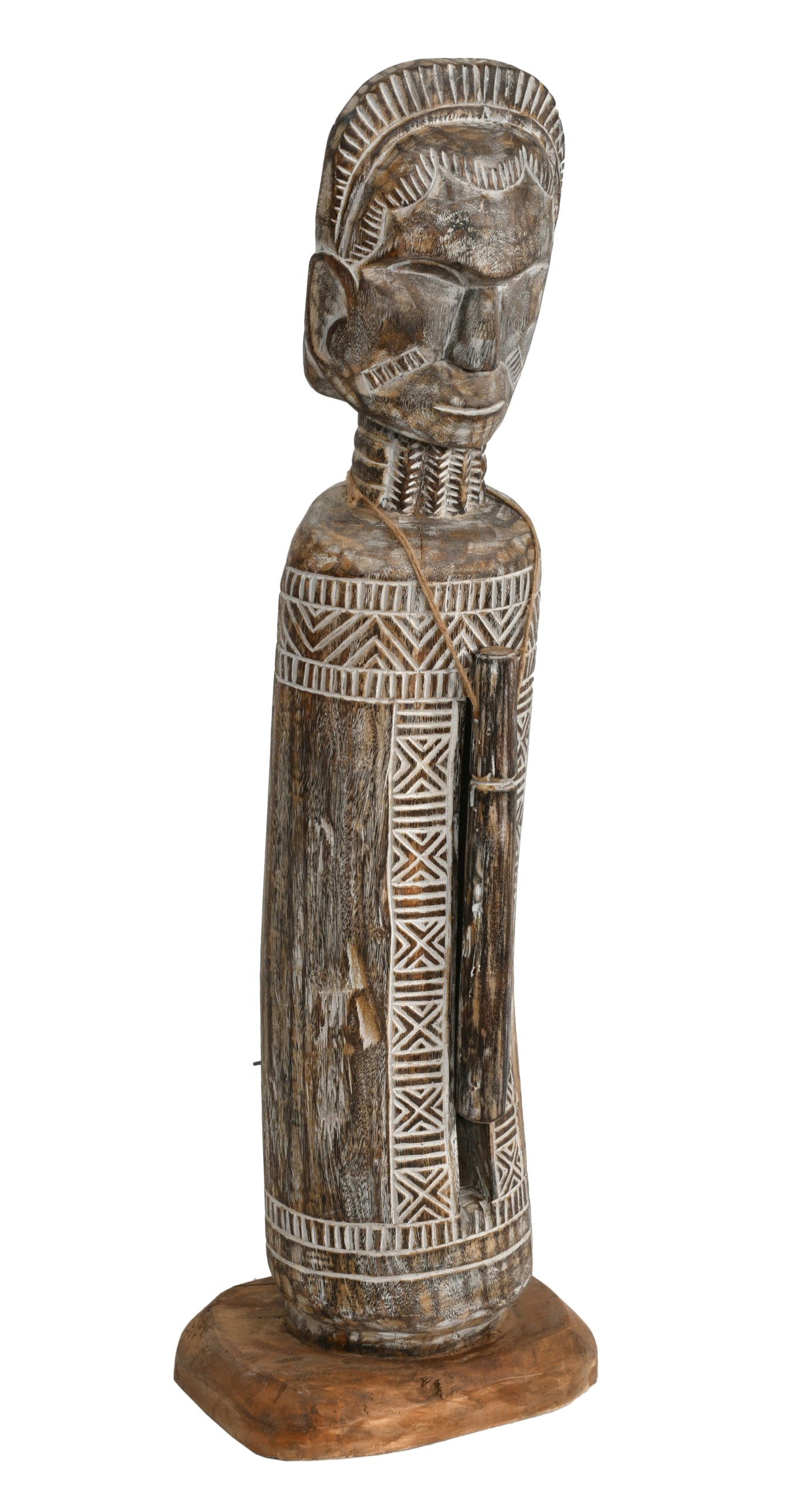 Bayshore Hand Carved Suar Tribal Gong