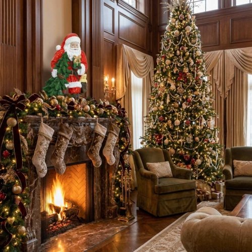 Santa Claus with Tree