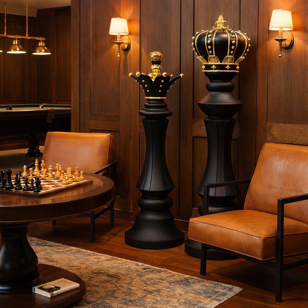 Check Mate Knight and King Chess Pieces 68 inches - Image 3