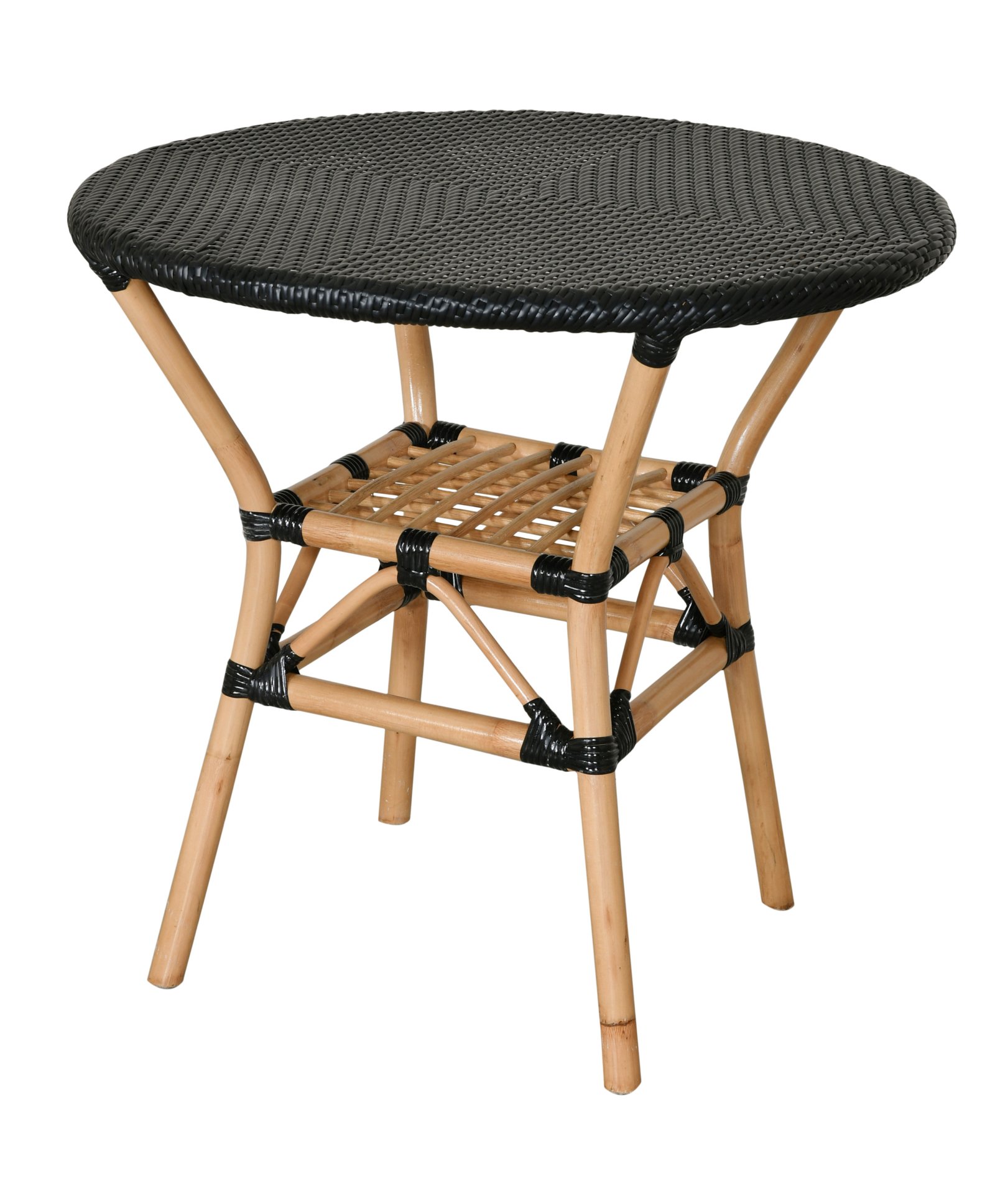 31.5 Inch Diameter Black Bistro Round Table - Image 4