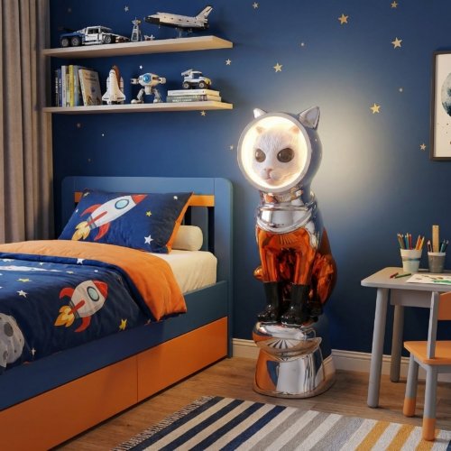 Space Cat Sculpture Life Size