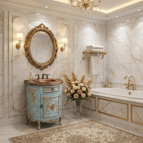 Lima Copper Vanity in Serena Finish