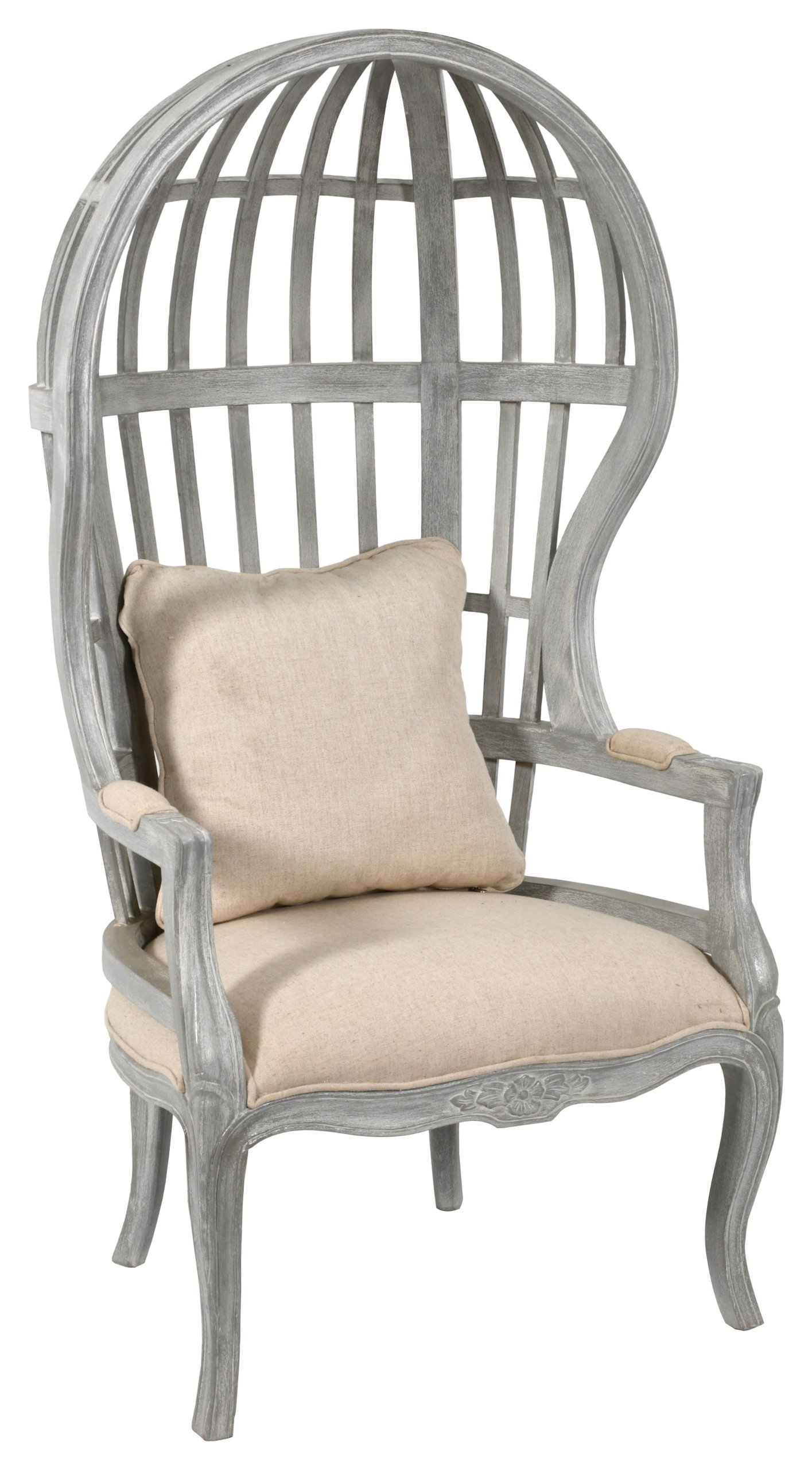 Mystique Grey Balloon Chair