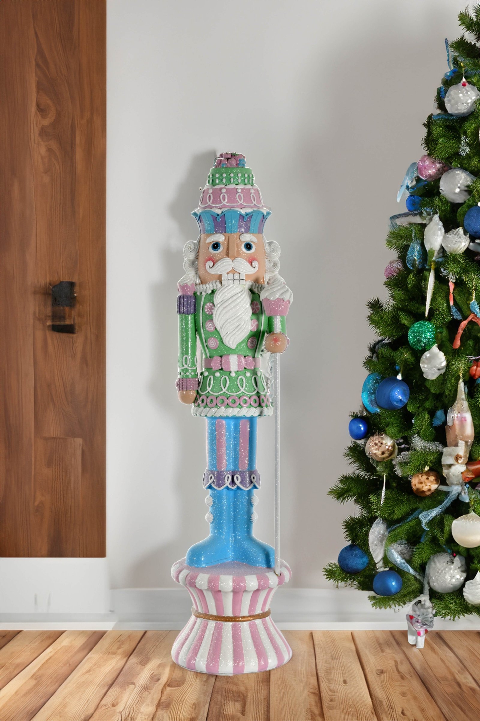 47H Pastel Cupcake Nutcracker - Image 7