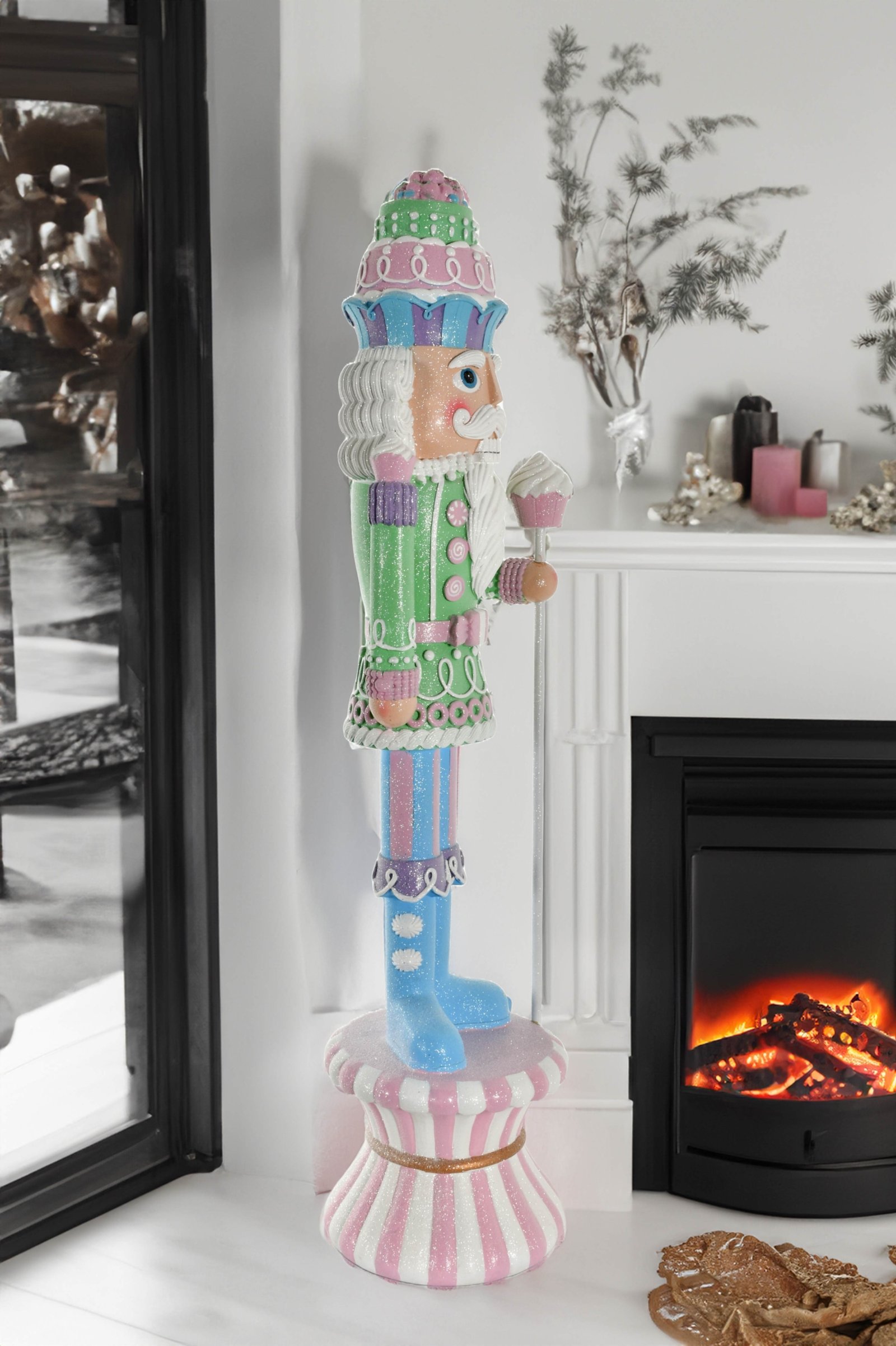 47H Pastel Cupcake Nutcracker - Image 8