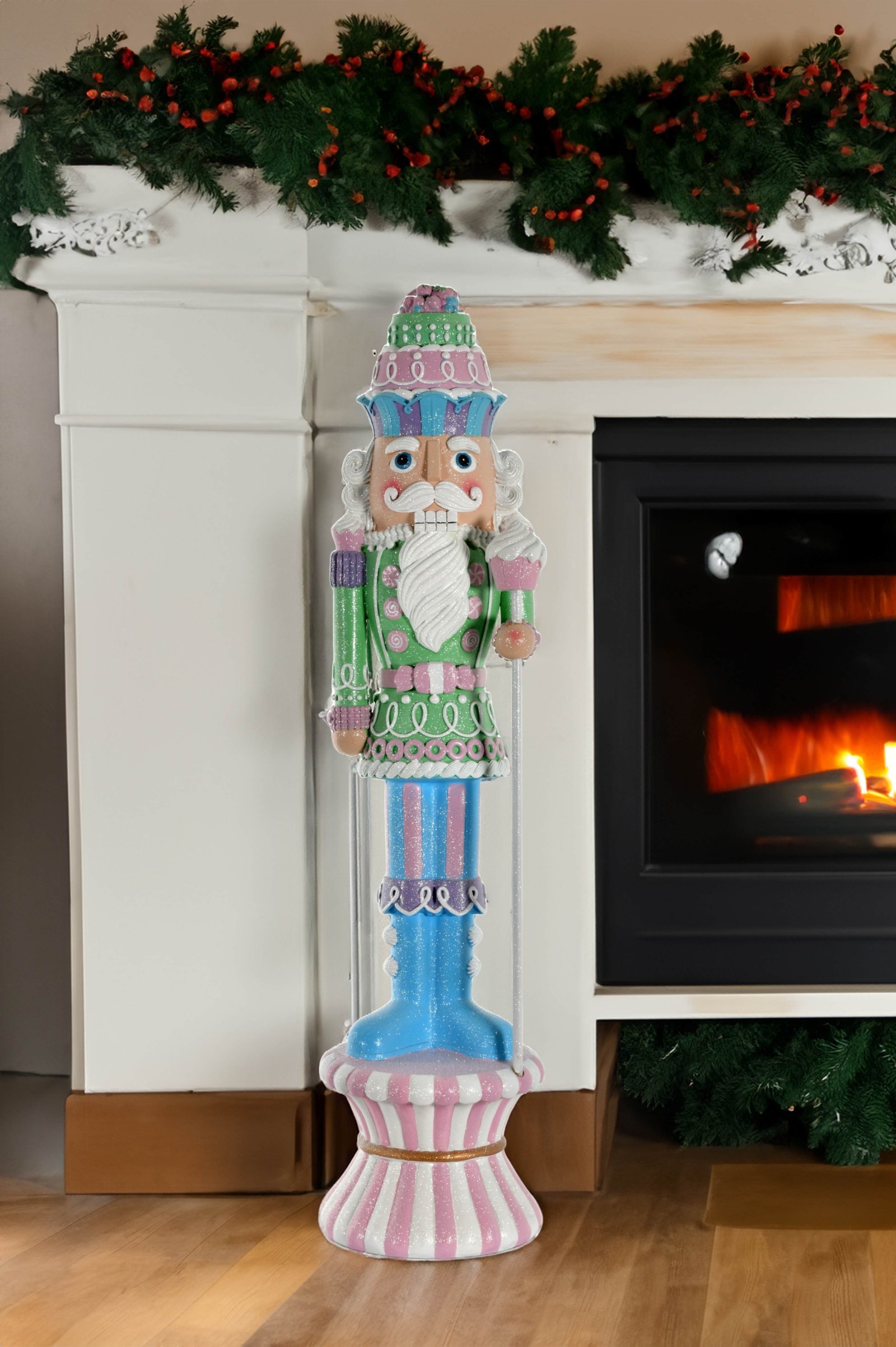 47H Pastel Cupcake Nutcracker - Image 9