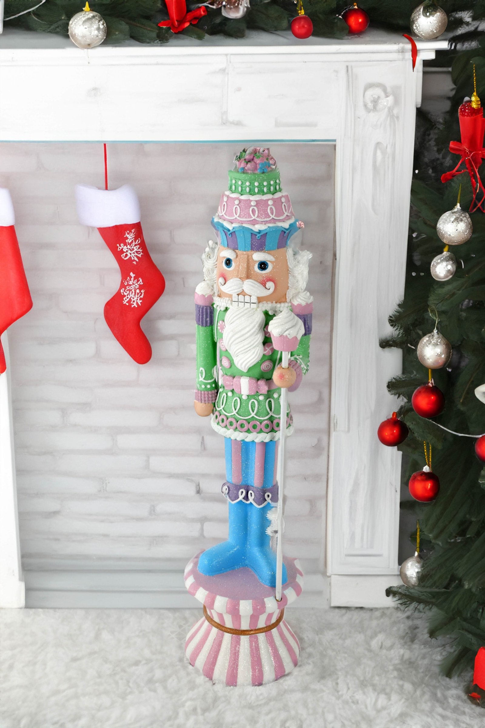 47H Pastel Cupcake Nutcracker - Image 10