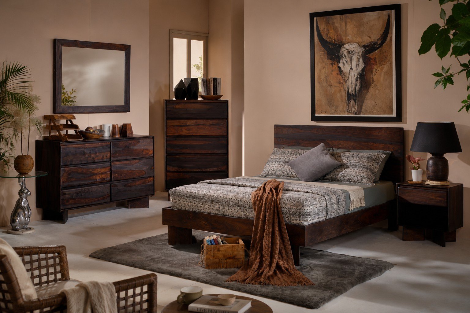 Bardell Pacific King Bedroom Set of 5