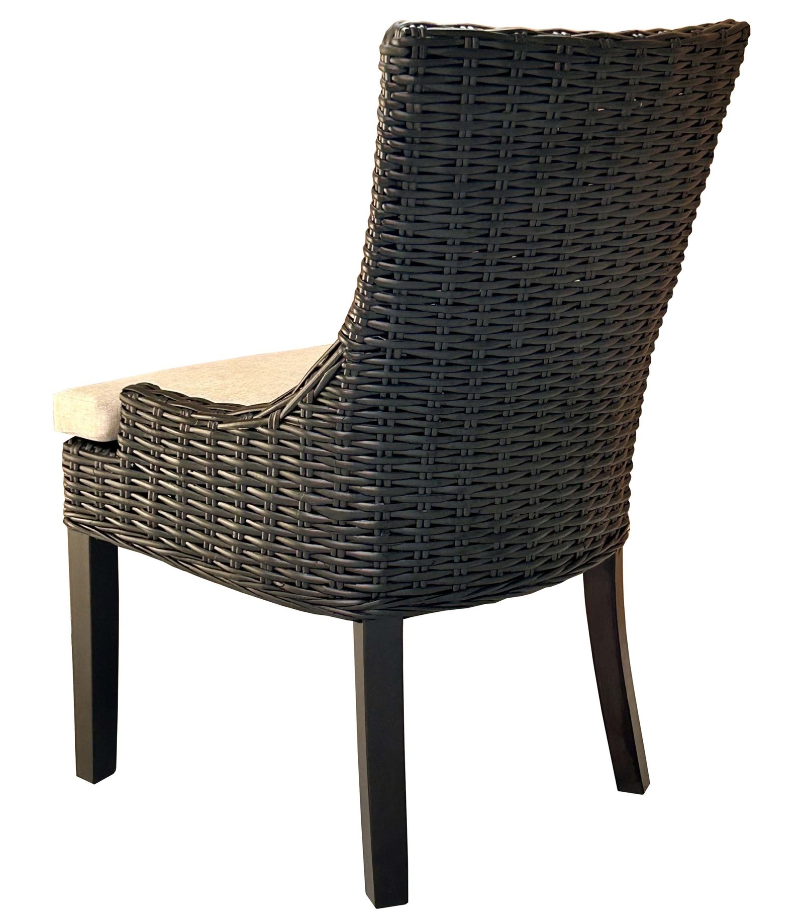 Alfresco Dining Chair Black Kuba Weave - Image 5