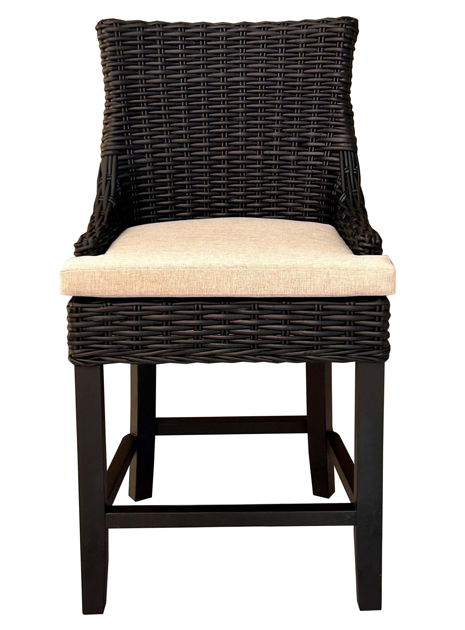 Alfresco Counter Stool Black Kuba Weave - Image 4