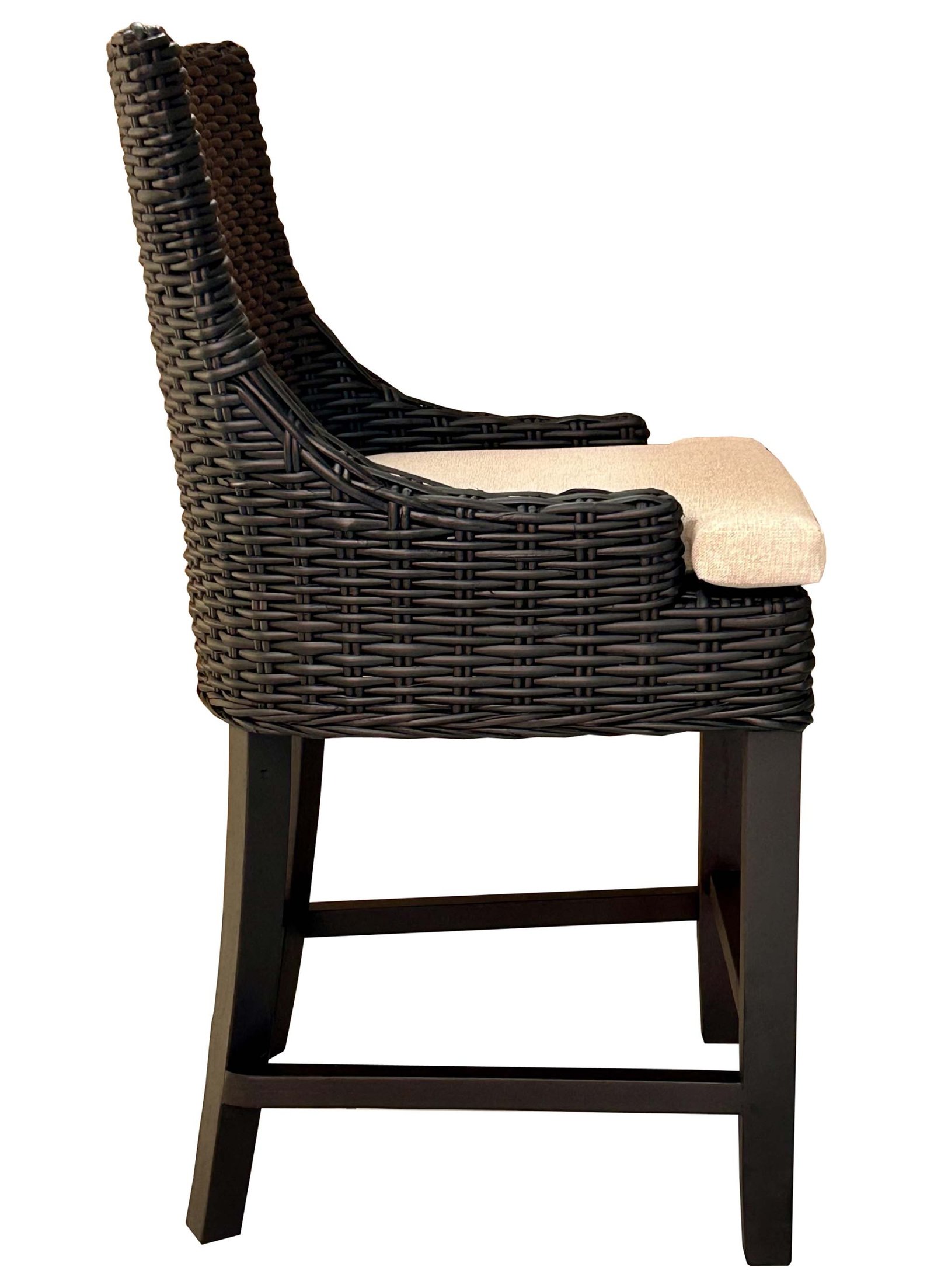 Alfresco Counter Stool Black Kuba Weave - Image 6