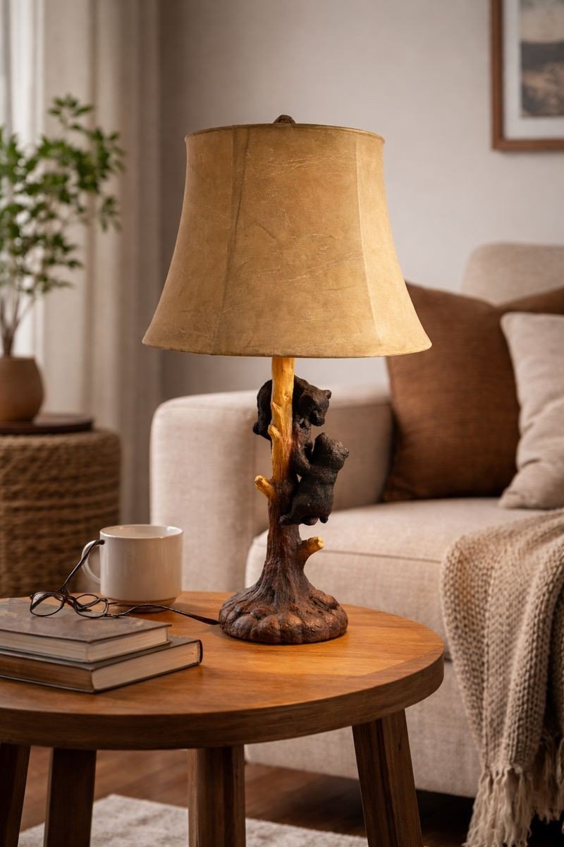 Climbing Bears Table Lamp