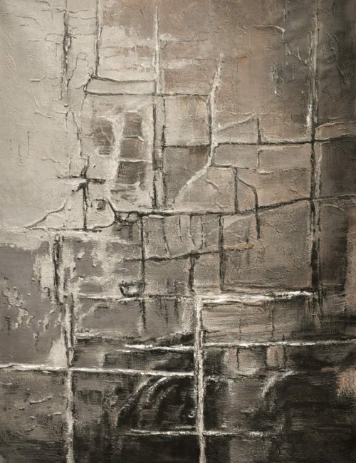 Gray Abstract Giclee