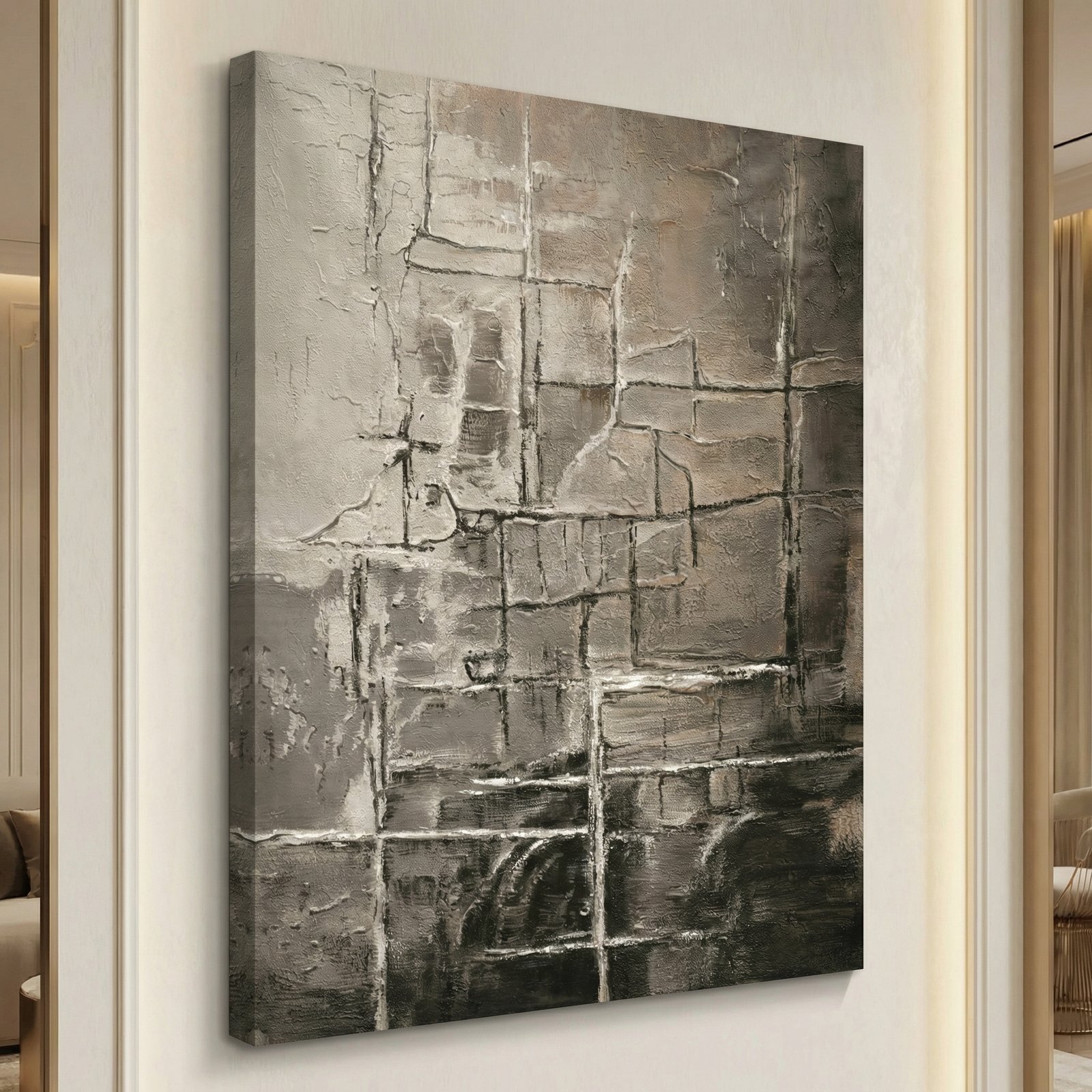 Gray Abstract Giclee