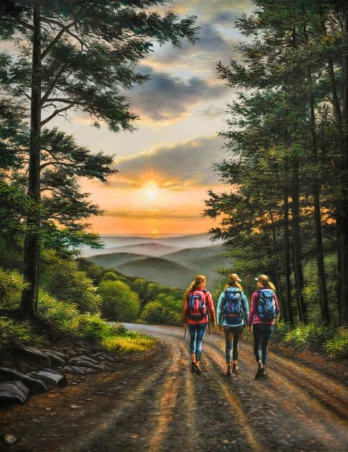 Hikers Giclee