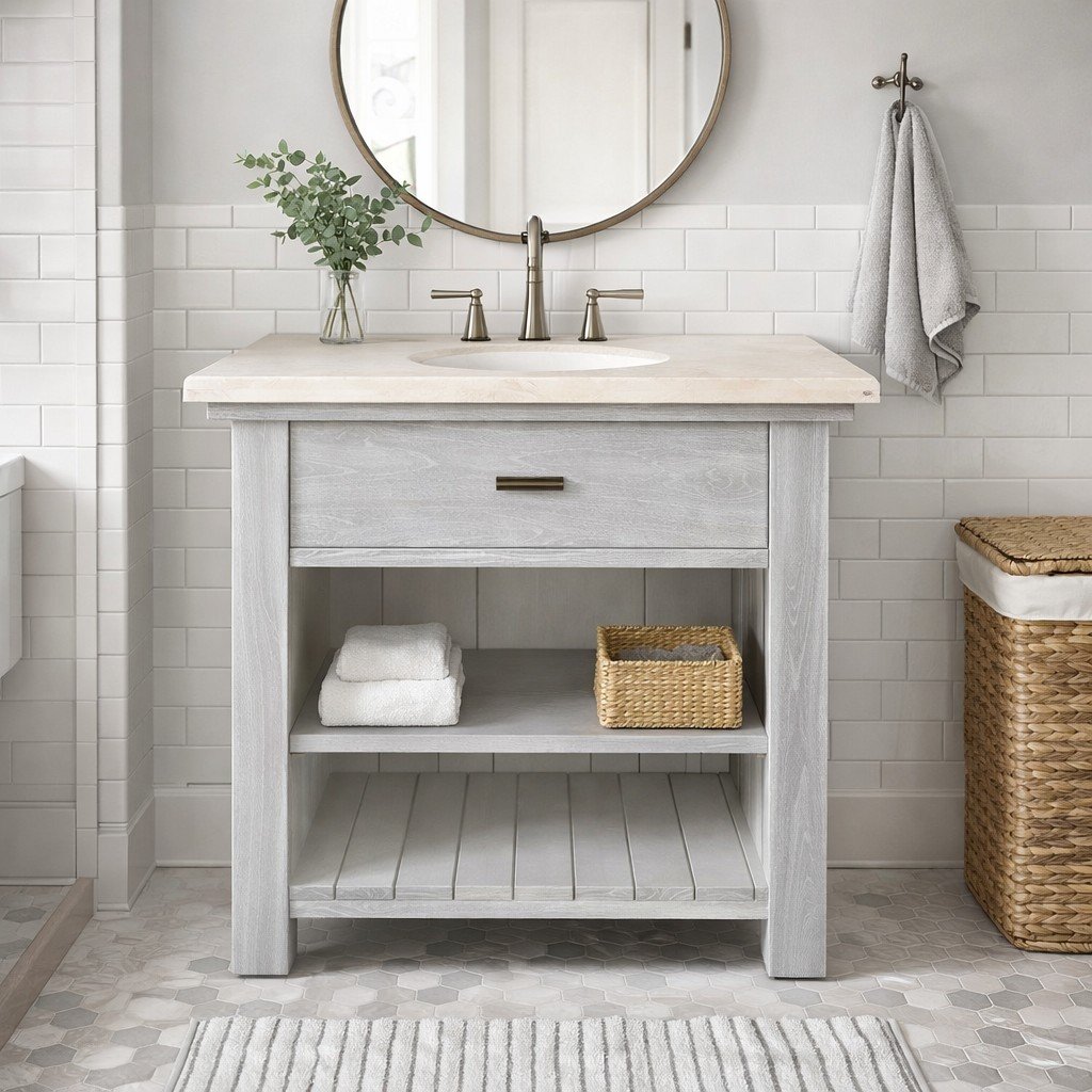 Mystique Grey Single Vanity 42'' - Image 3