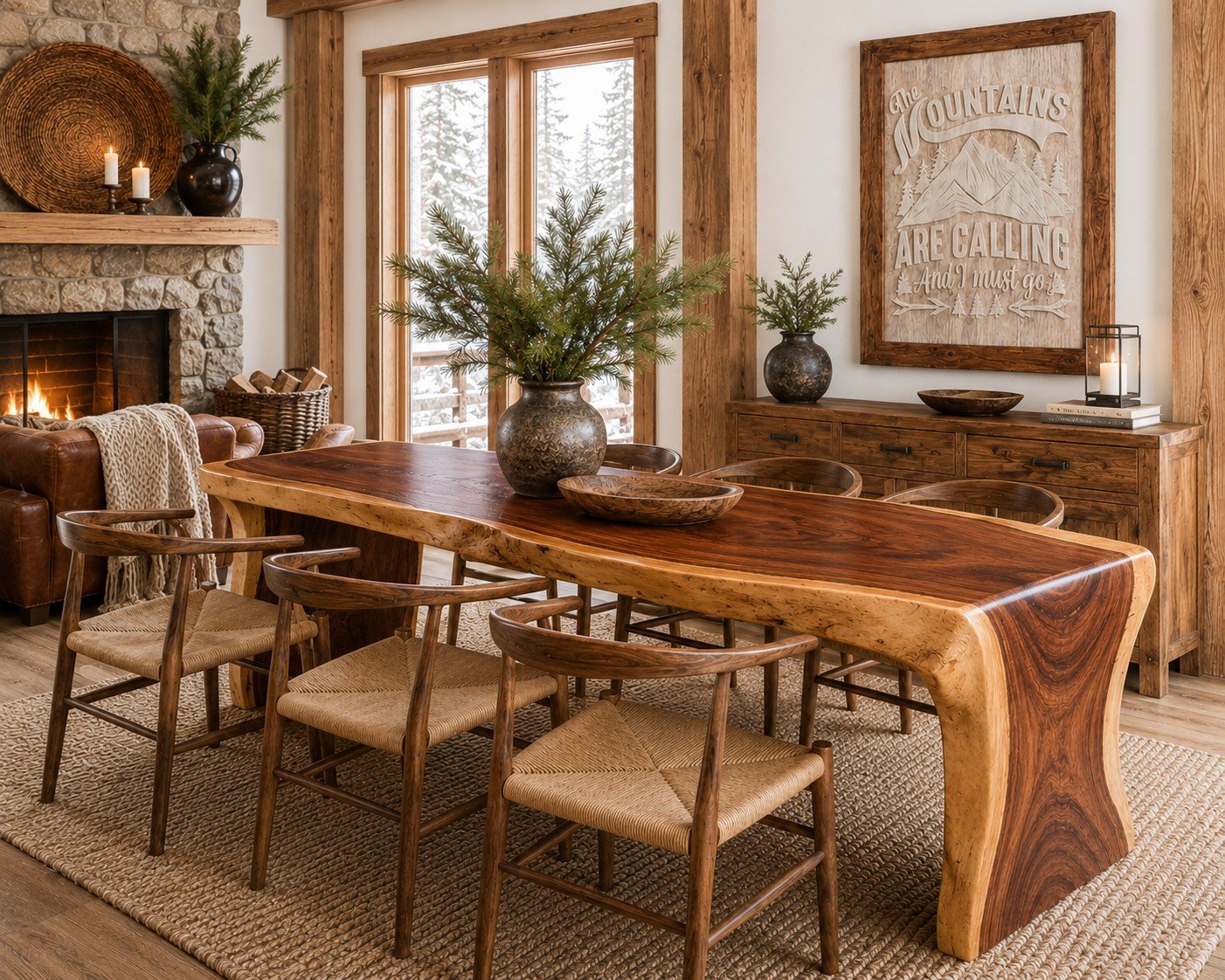 Riverbend Live Edge Dining Table