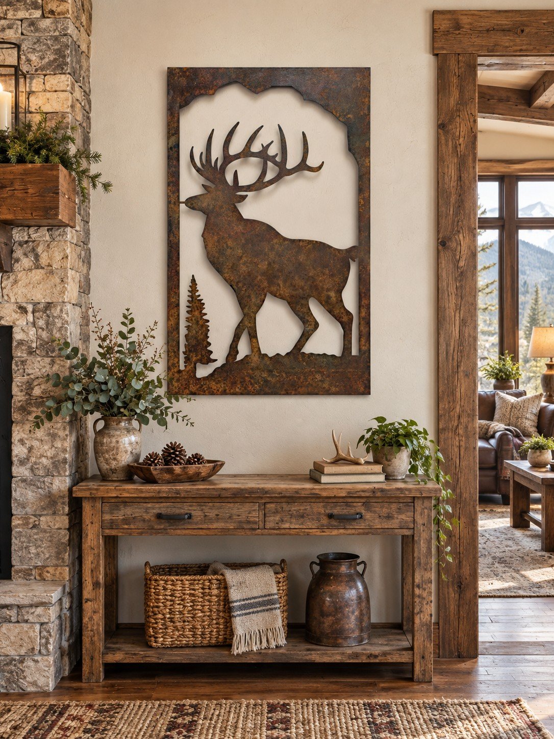 Rustic Monarch Wall Art