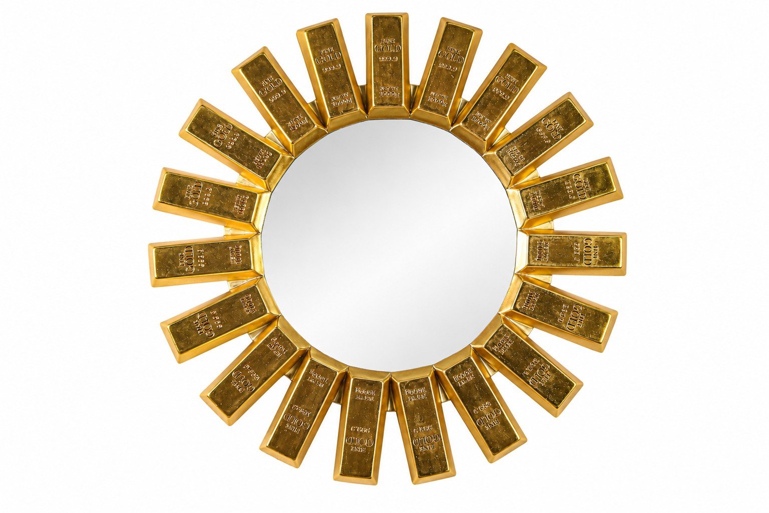 Fort Knox Gold Bar Mirror