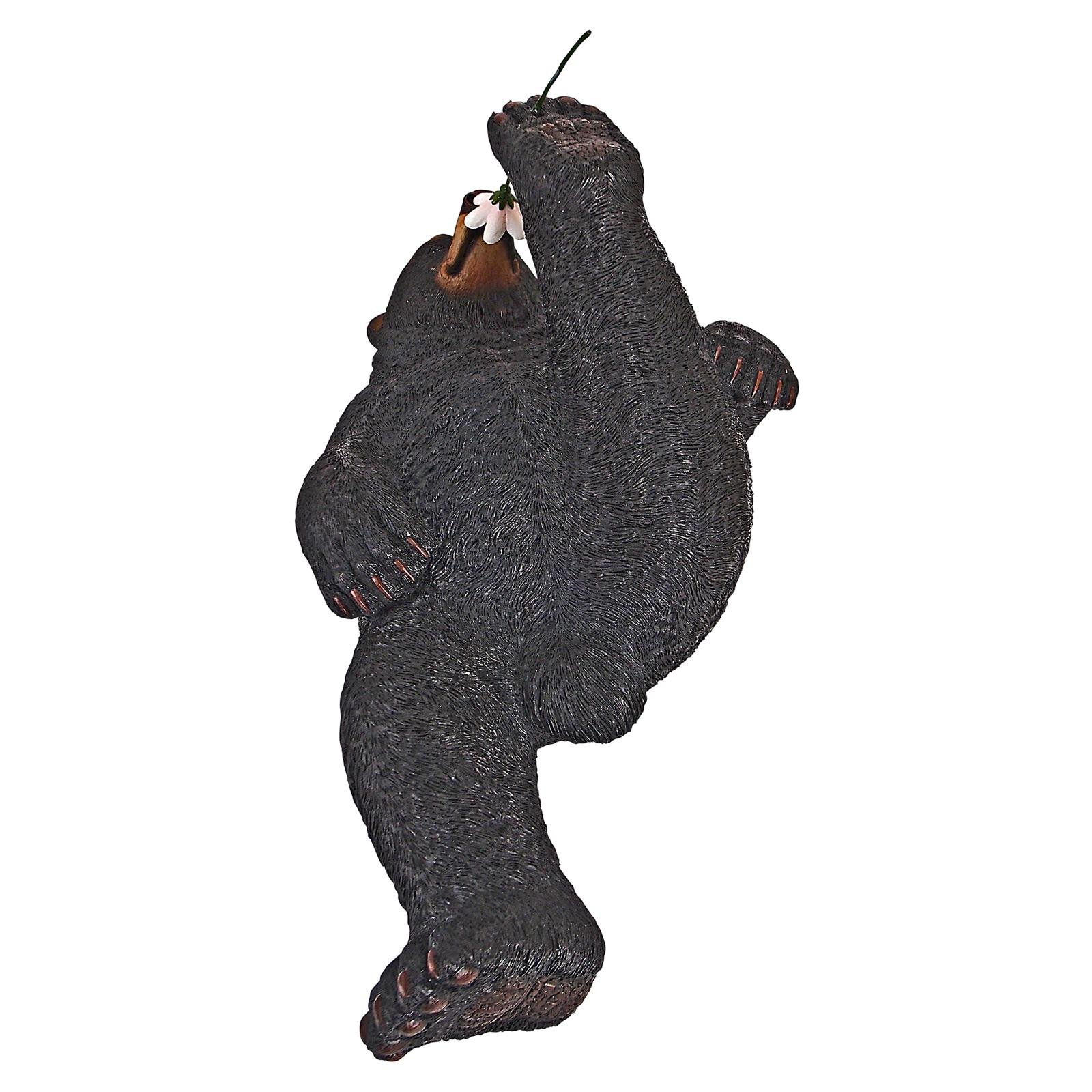 Relaxing Black Bear Statue - Image 2
