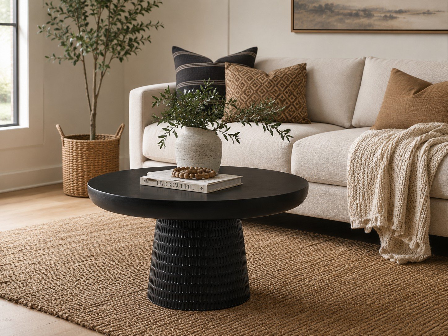 Nevan Round Coffee Table