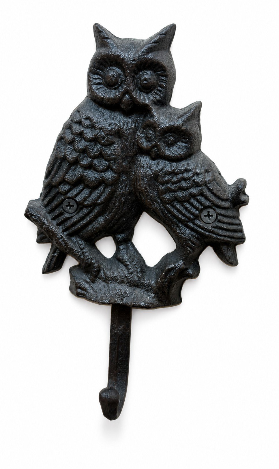 Cast Iron Owl Family Hook