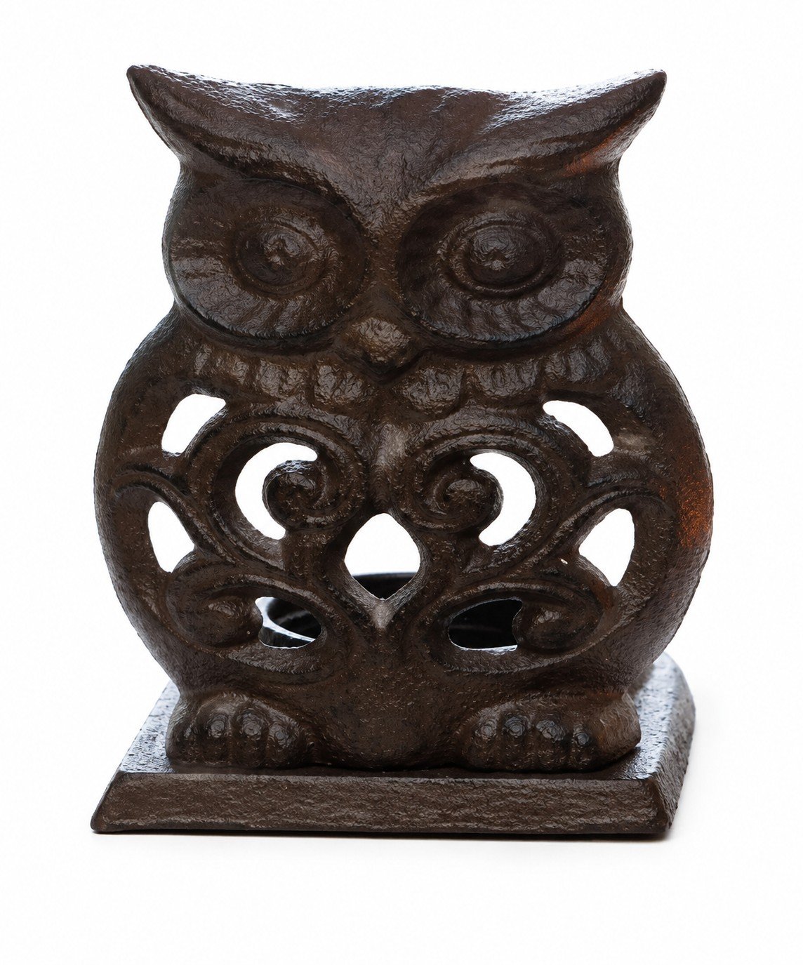Woodland Scroll Owl Tealight Holder