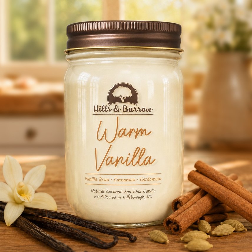 Warm Vanilla 12oz Candle