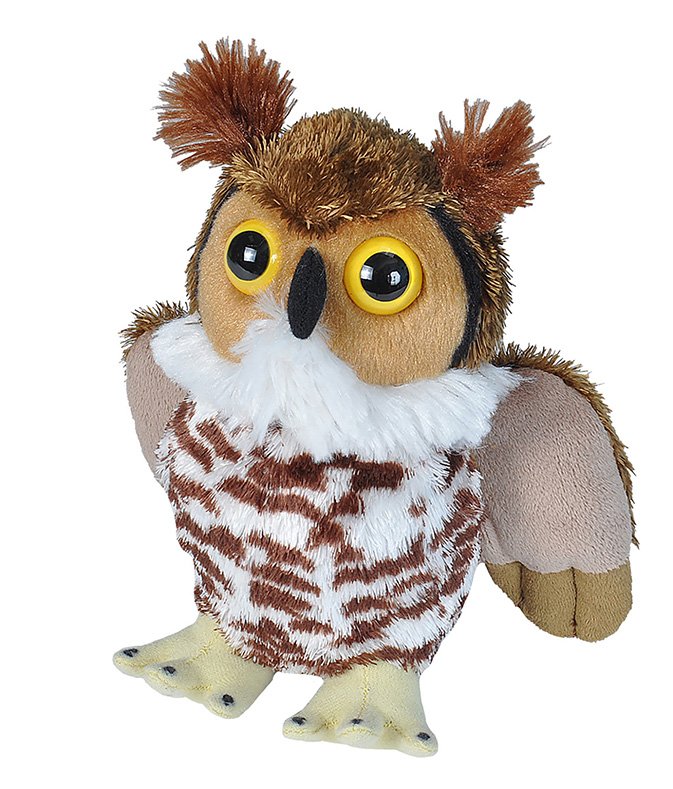 Woodland Watcher Horned Owl Plush