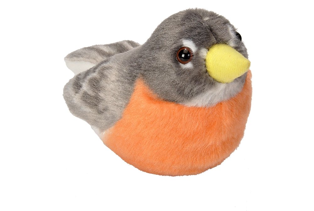 Chirping Robin Plush with Sound