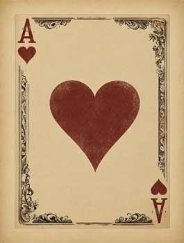 Ace of Hearts Giclee